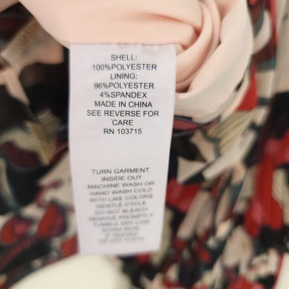 Nanette Lepore Floral Cropped Blouse MED - Picture 9 of 9